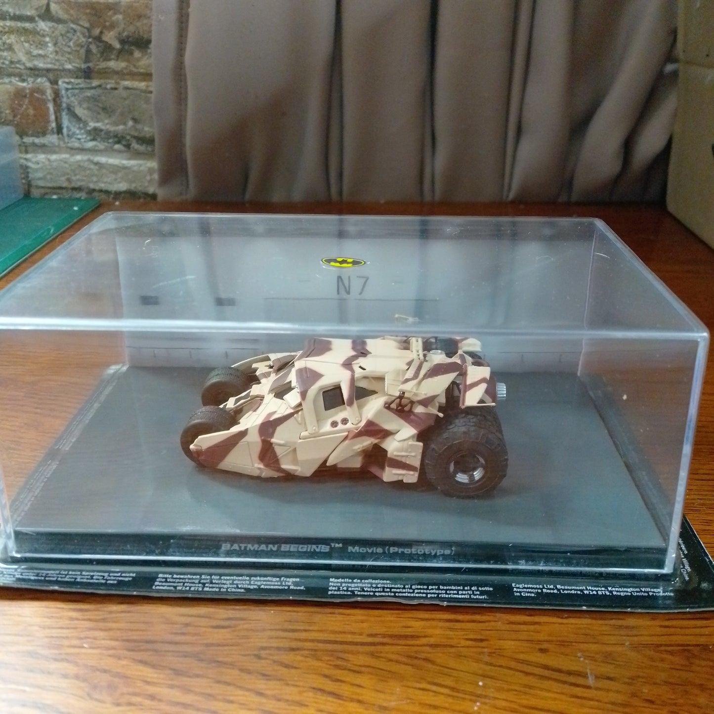 Eaglemoss Batman Automobilia diecast collection batmobile Tumbler prototype batman begins #81