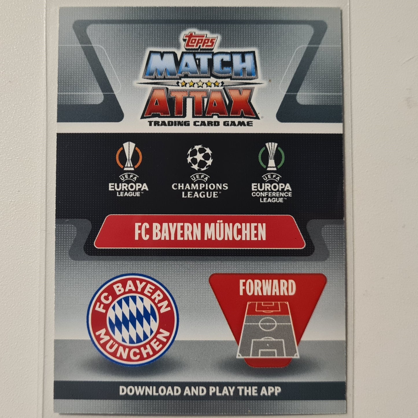 Robert Lewandowski 2021-22 Topps Match Attax Goal Machine #171 Soccer Football Bayern Munich Munchen Very good Sleeved