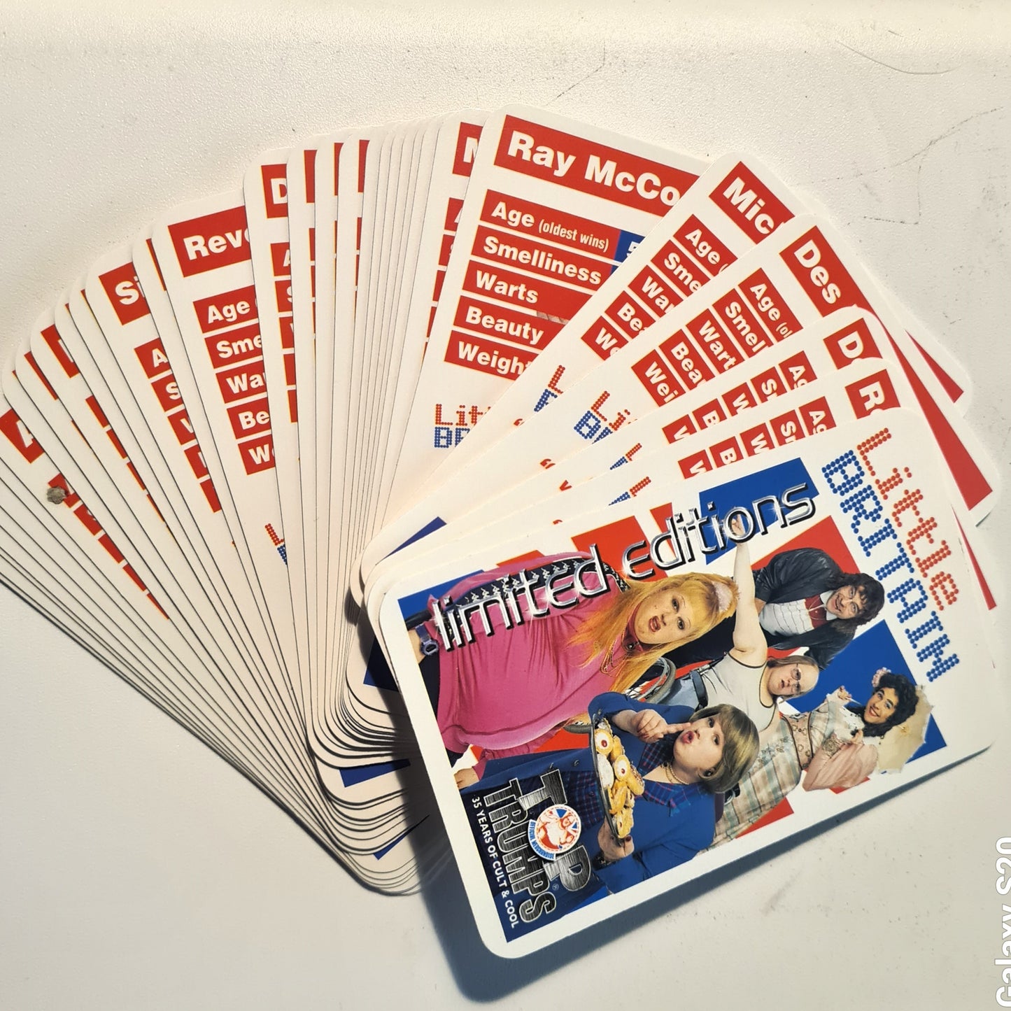 Top Trumps Little Britain limited editions 2005 Winning Moves very good used complete set