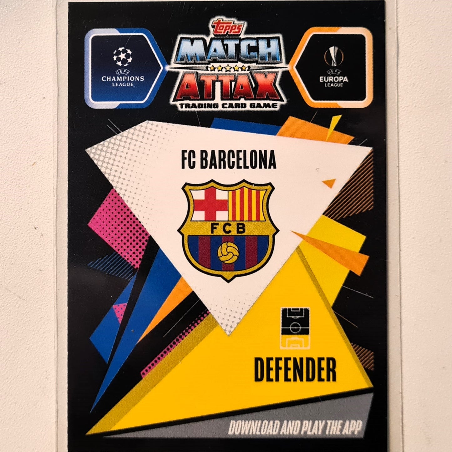 Clément Lenglet 2020-21 Topps Match Attax Man of the match MM1 Soccer Football Club Barcelona Excellent Sleeved