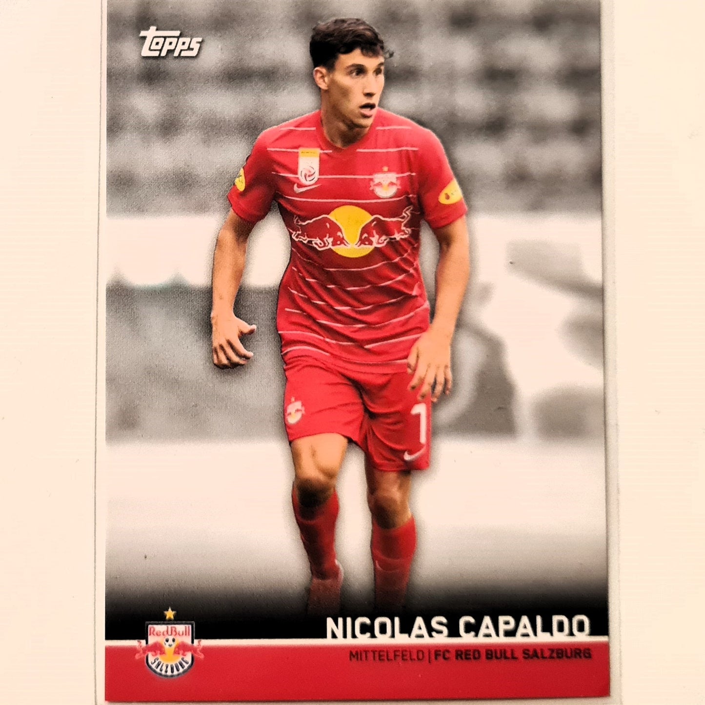 Nicolas Capaldo 2021 Topps Soccer Football card RB Salzburg Excellent sleeved