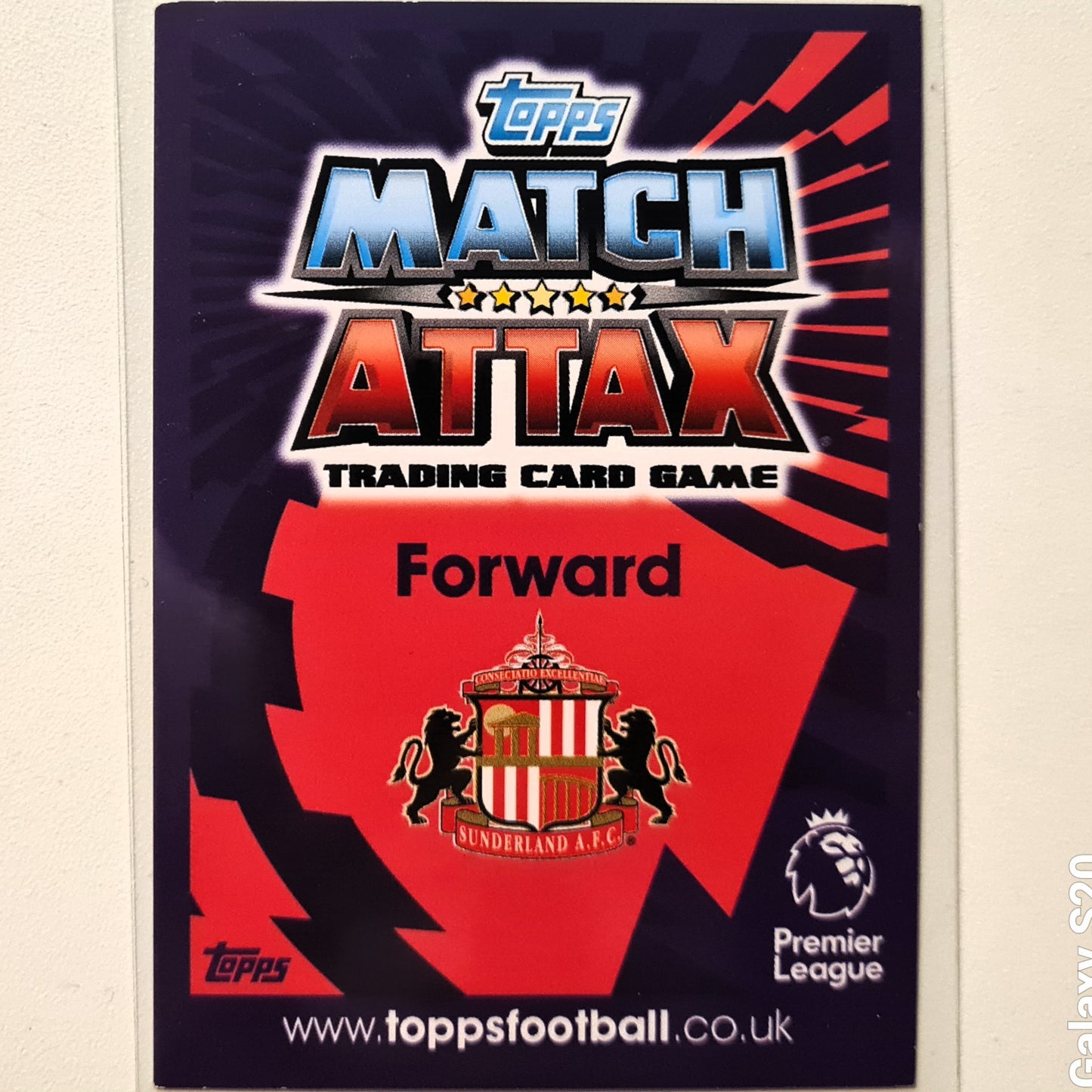Jermain Defoe 2016-17 Topps match attax Star Player #270 football Sunderland very good sleeved
