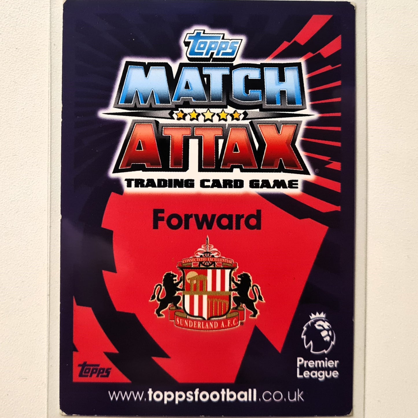 Jermain Defoe 2016-17 Topps match attax Man of the match #387 Soccer football Sunderland Fair sleeved
