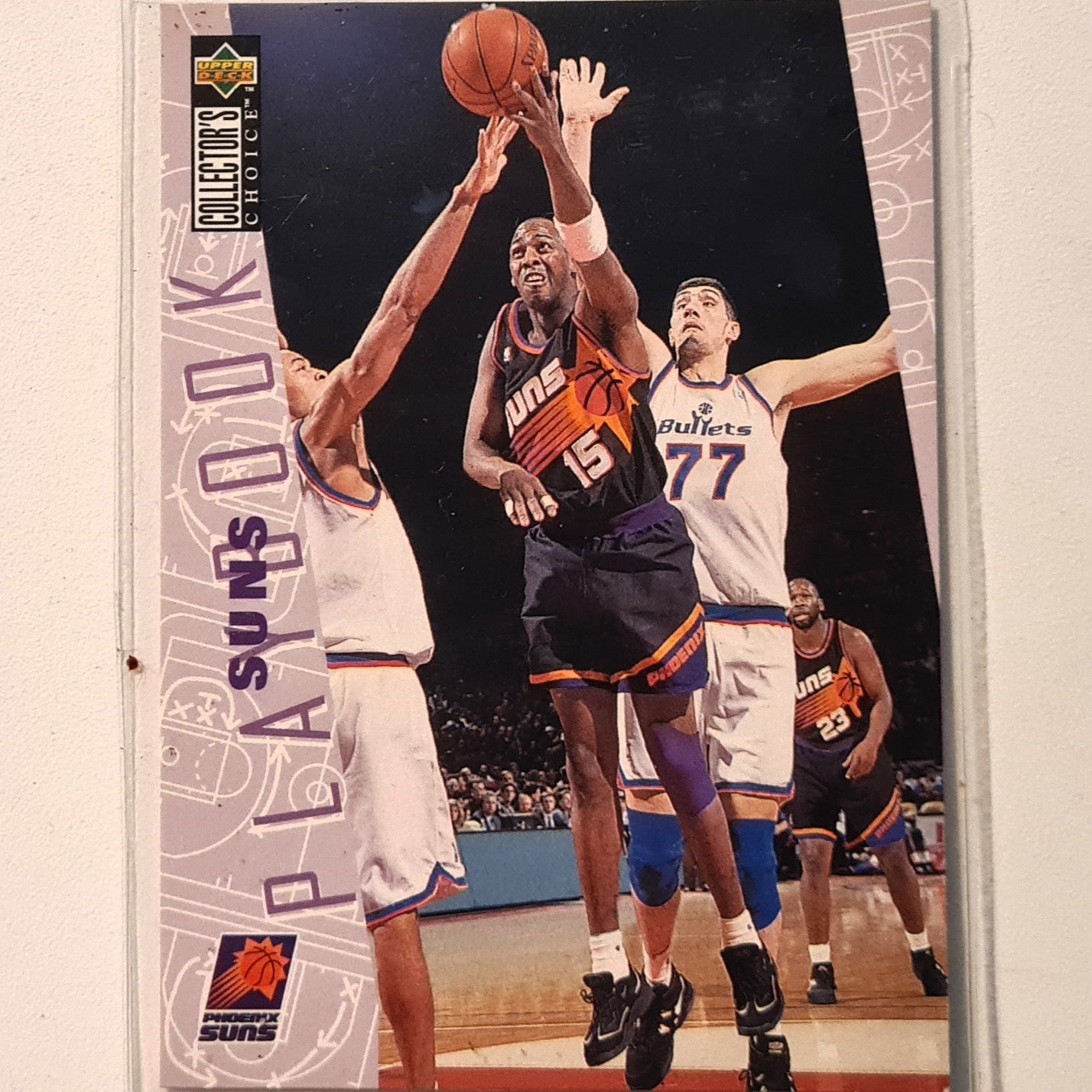 Team Squad Sean Elliott 1996 Upper-Deck Playbook #390 NBA Basketball San Antonio Spurs Excellent sleeved