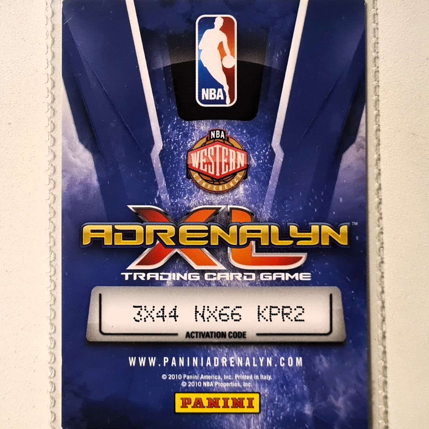 Rudy Fernandez 2010-11 Panini Adrenalyn XL Special Hologram S16 NBA Basketball Portland Trail Blazers very good sleeved