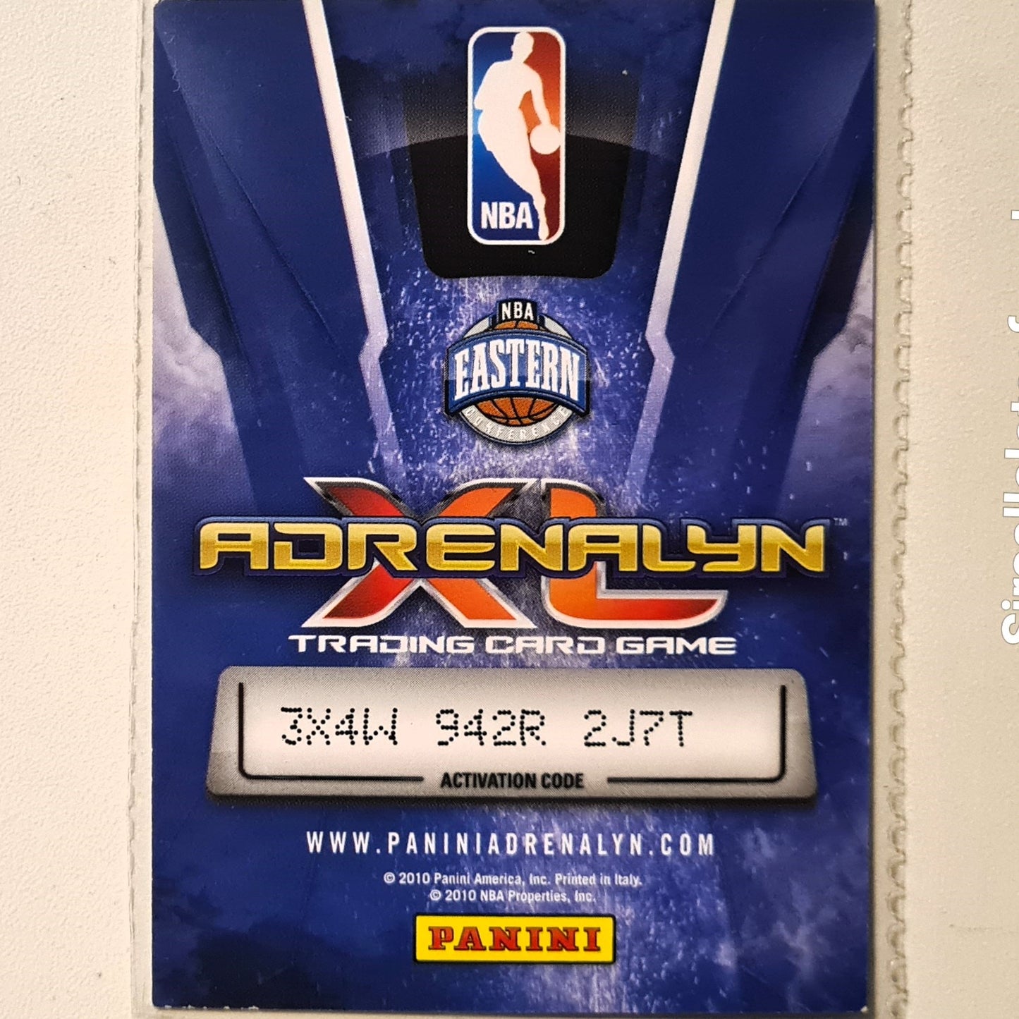 James Harden 2010-11 Panini Adrenalyn XL Special Hologram S18 NBA Basketball Oklahoma City Thunder very good sleeved