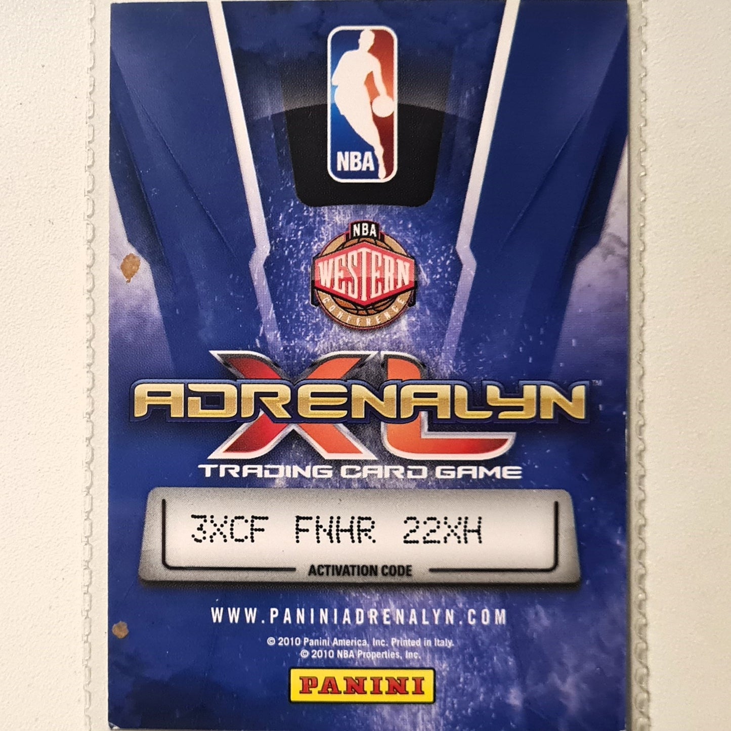 Luis Scola 2010-11 Panini Adrenalyn XL Extra Hologram E2 NBA Basketball Houston Rockets very good sleeved