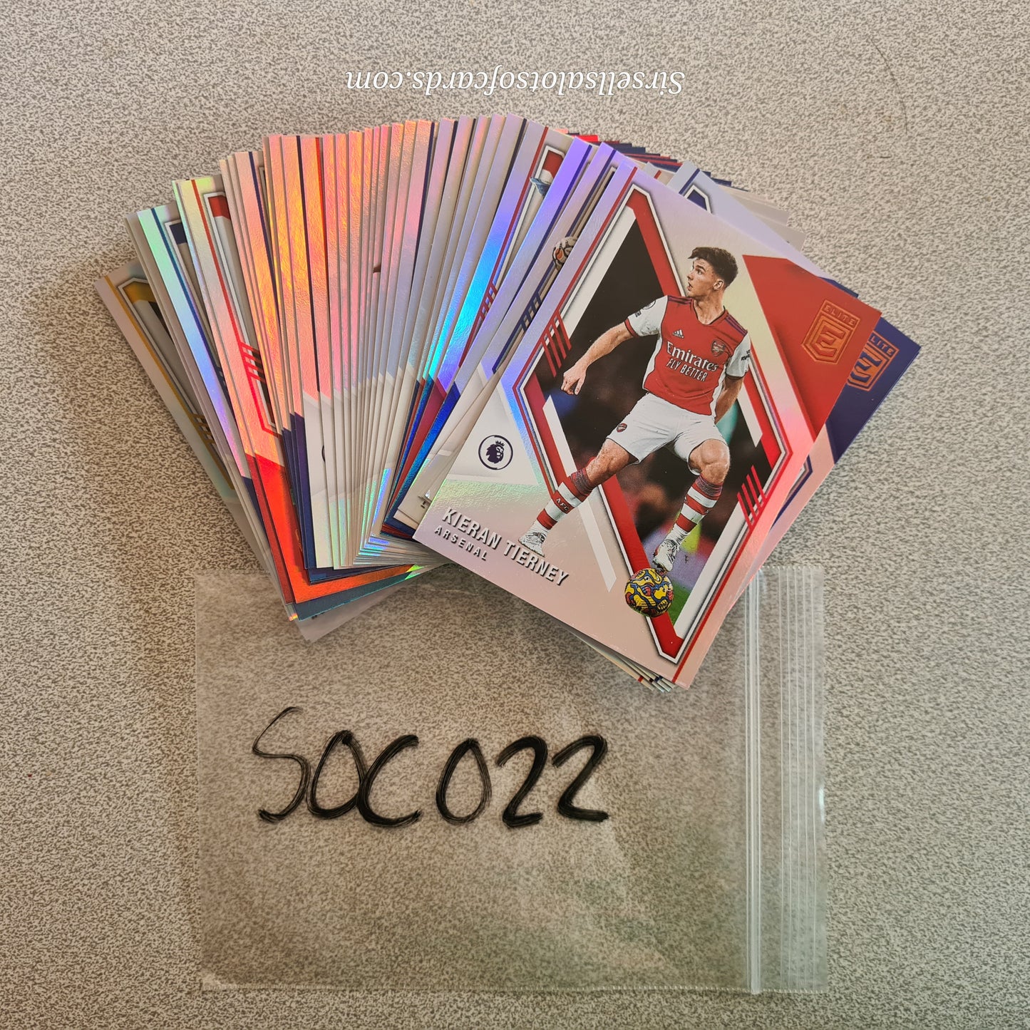 2021-22 Panini Donruss Elite premier league Football cards mixed Base bundle 40 card job lot #SOC022