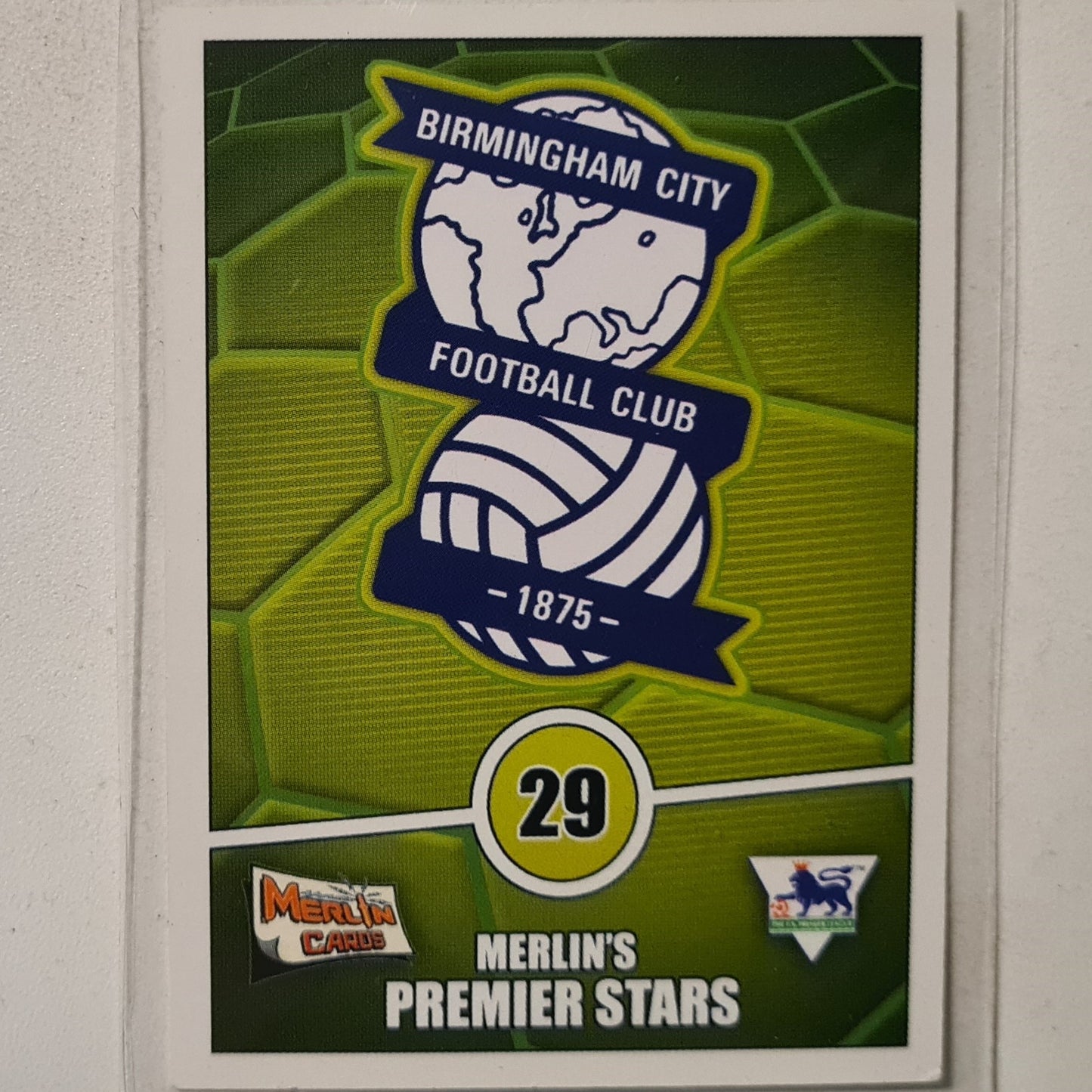 Matthew Upson 2005/06 Merlin premier stars #29 Soccer Football Birmingham City very good sleeved