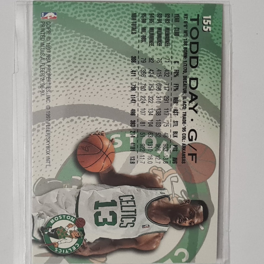 Todd Day 1997 Fleer 96-97 #155 NBA Basketball Boston Celtics excellent sleeved