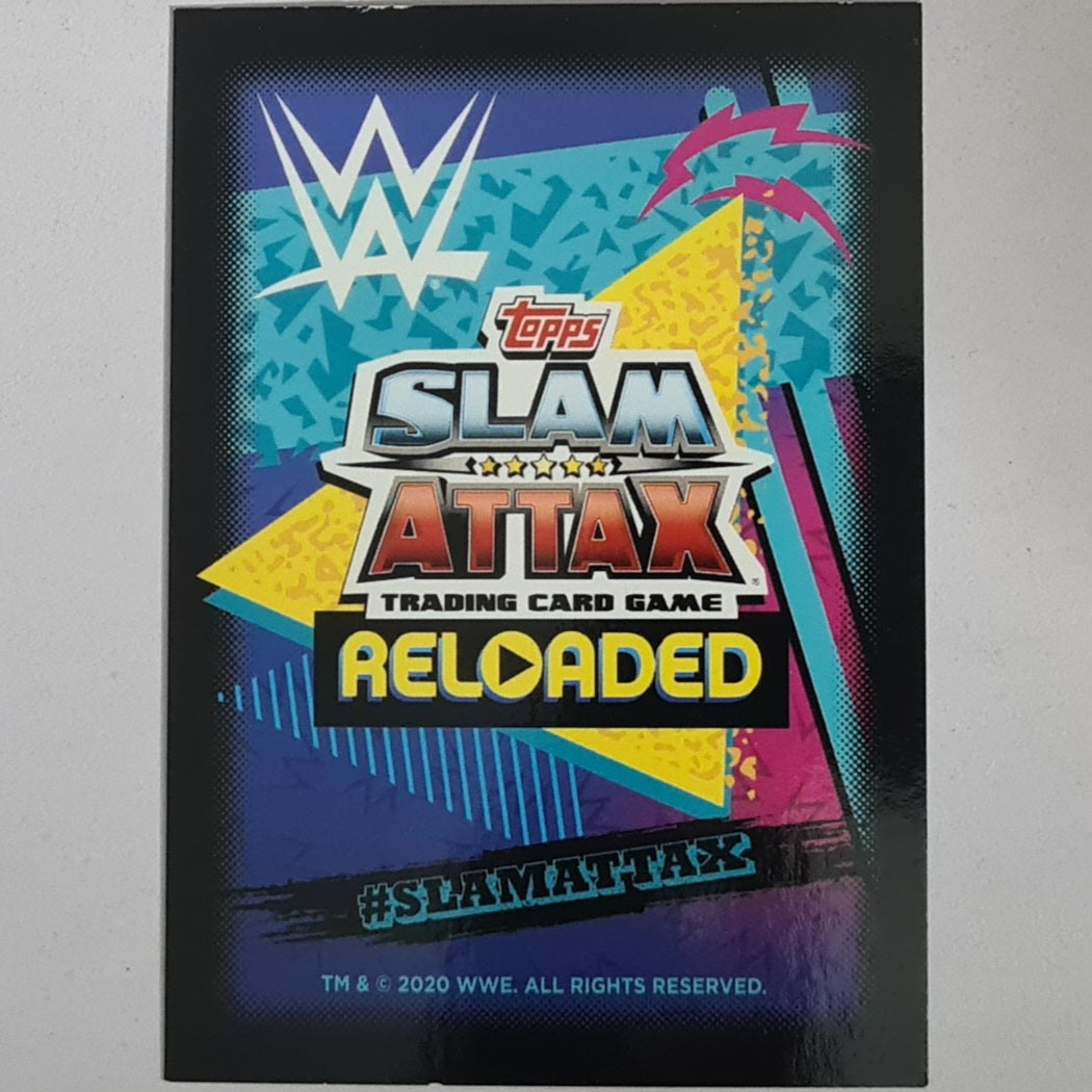 The Miz 2020 Topps Slam Attax reloaded super showdown foil card #292 WWE Wrestling Excellent