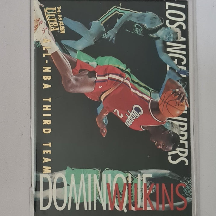 Dominique Wilkins 1994 Fleer Ultra 94-95 All-NBA 15 OF 15 NBA Basketball LA Clippers Excellent