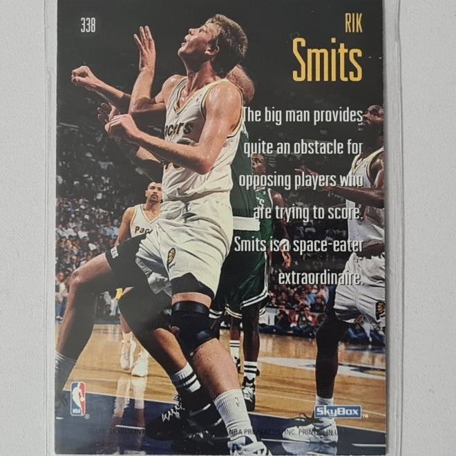 Rik Smits 1995 Skybox Sky Swats #338 NBA Basketball Indiana Pacers Excellent