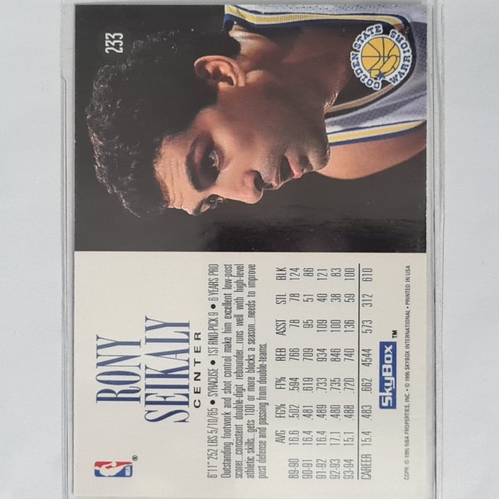 Rony Seikaly 1995 Skybox #233 NBA Basketball Golden State Warriors Excellent