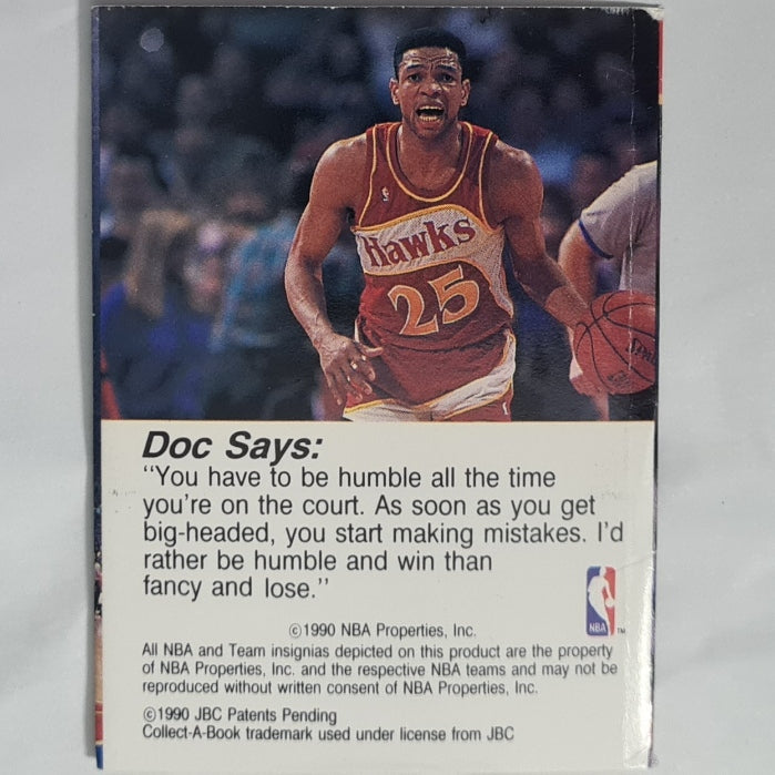 Doc Rivers 1990 NBA Hoops collect a books NBA Basketball Atlanta Hawks good + sleeved