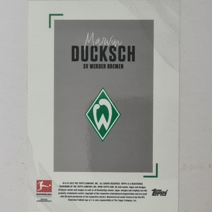 Marwin Ducksch 2023 Topps Bundesliga stars of the season football soccer Werder Bremen EX-MINT