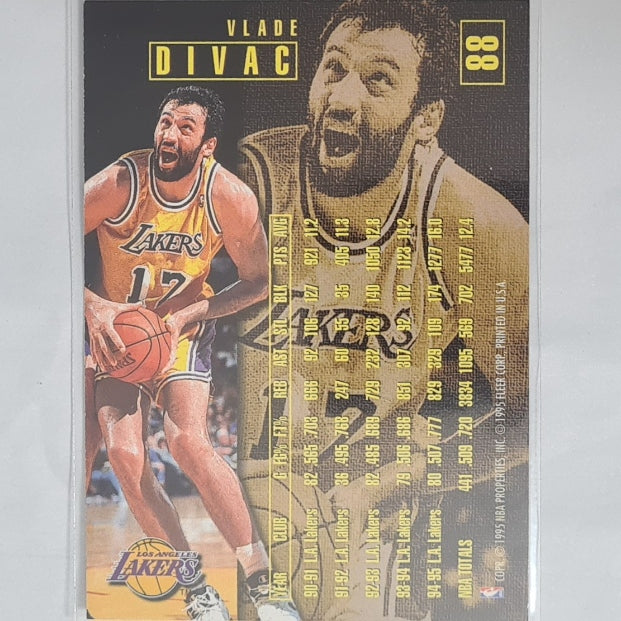 Vlade Divac 1995 Fleer 95-96 #88 NBA Basketball LA Lakers Excellent Sleeved