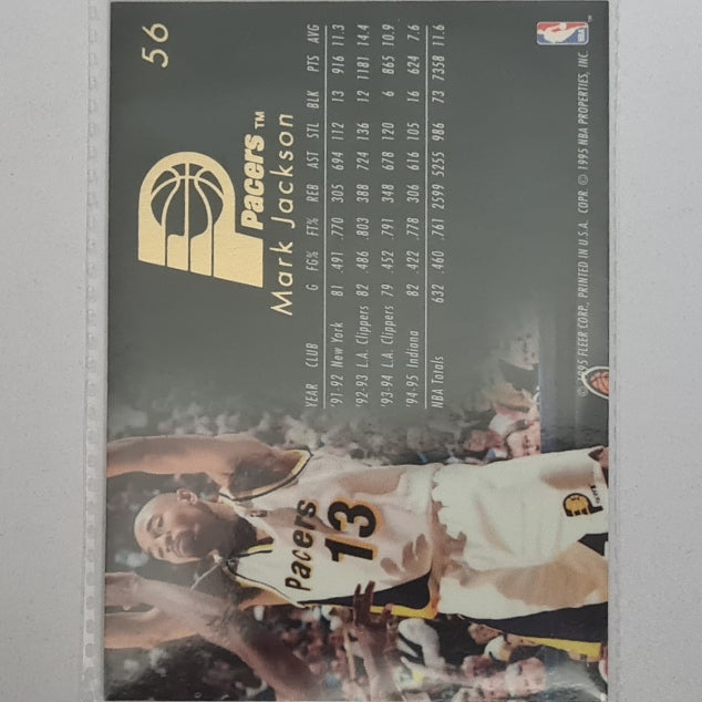 Mark Jackson 1995 Fleer Flair 95-96 #56 NBA Basketball Indiana Pacers ex-mint sleeved