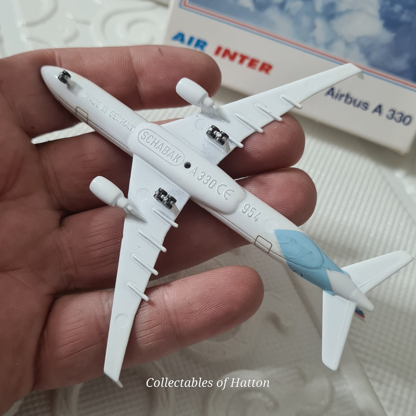 Schabak 1:600 Airbus A330 Air Inter livery diecast plane boxed vgc