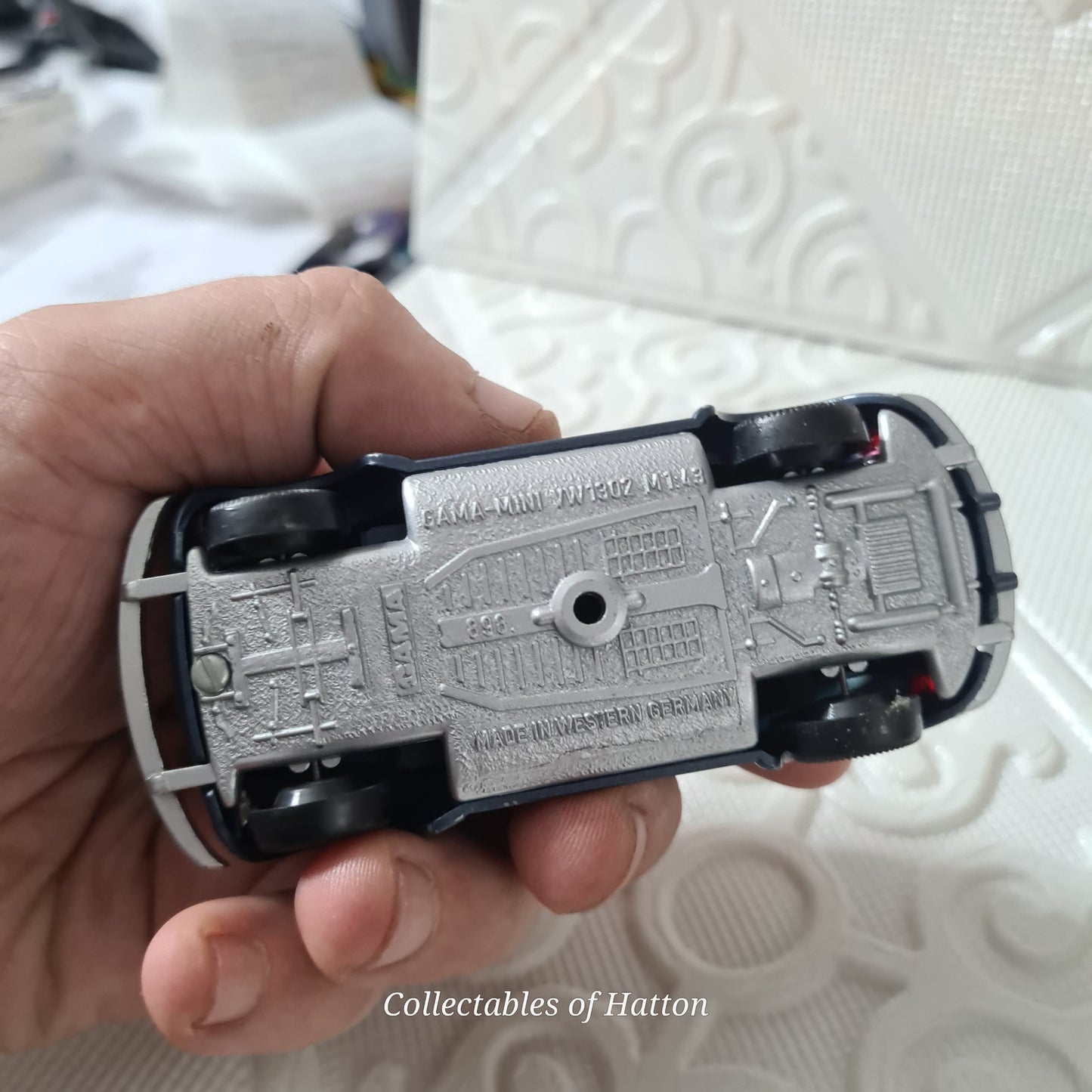 Gama 1:43 VW 1302 Volkswagen Beetle dark metallic blue loose excellent