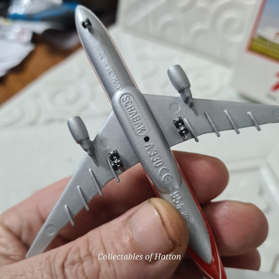 Schabak 1:600 Airbus A-330 diecast plane boxed made in Germany excellent 954/191