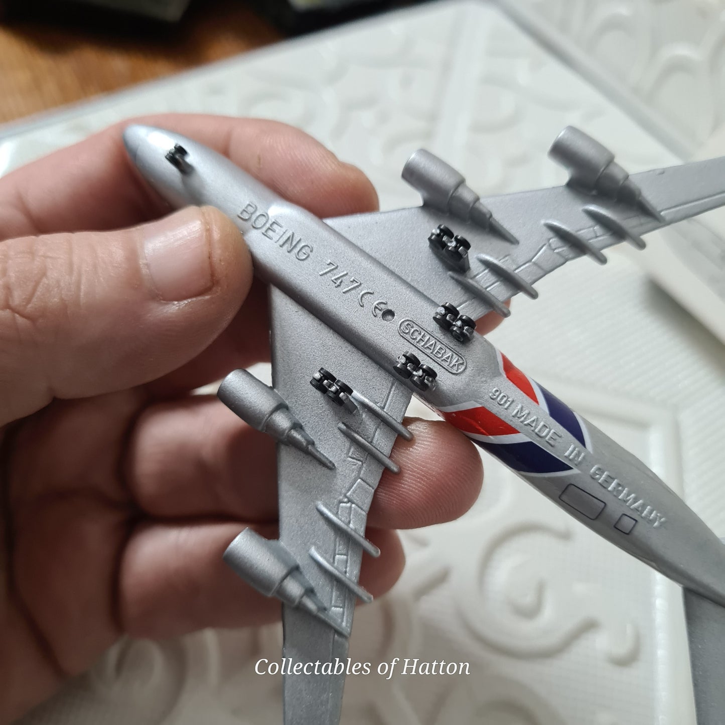 Schabak 1:600 Boeing 747-F Flying Tigers diecast plane boxed made in Germany excellent + 901/54