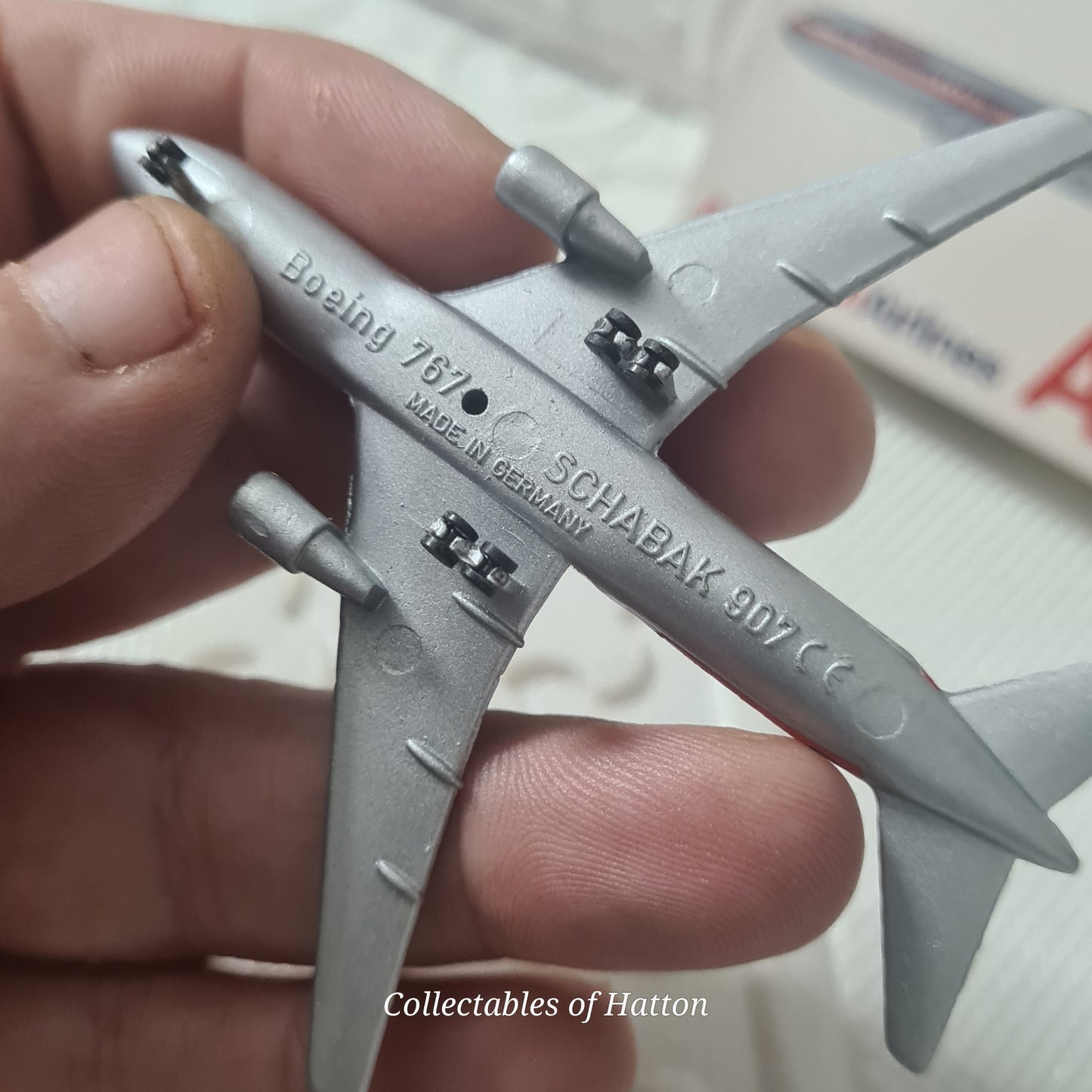 Schabak 1:600 Boeing 767 American Airlines diecast plane boxed made in Germany Excellent 907/29