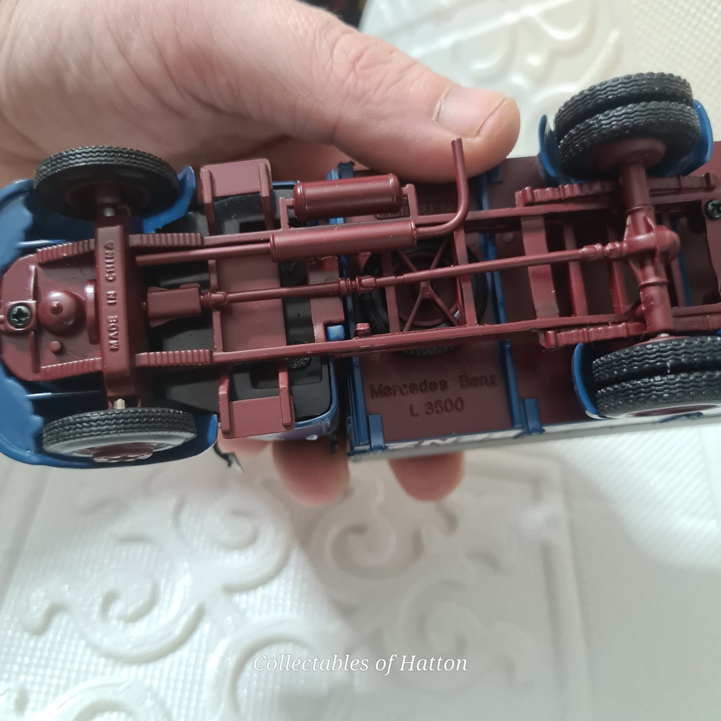 Minichamps Mercedes Benz L 3500 L3500 Canvas back truck 1:43 loose -excellent