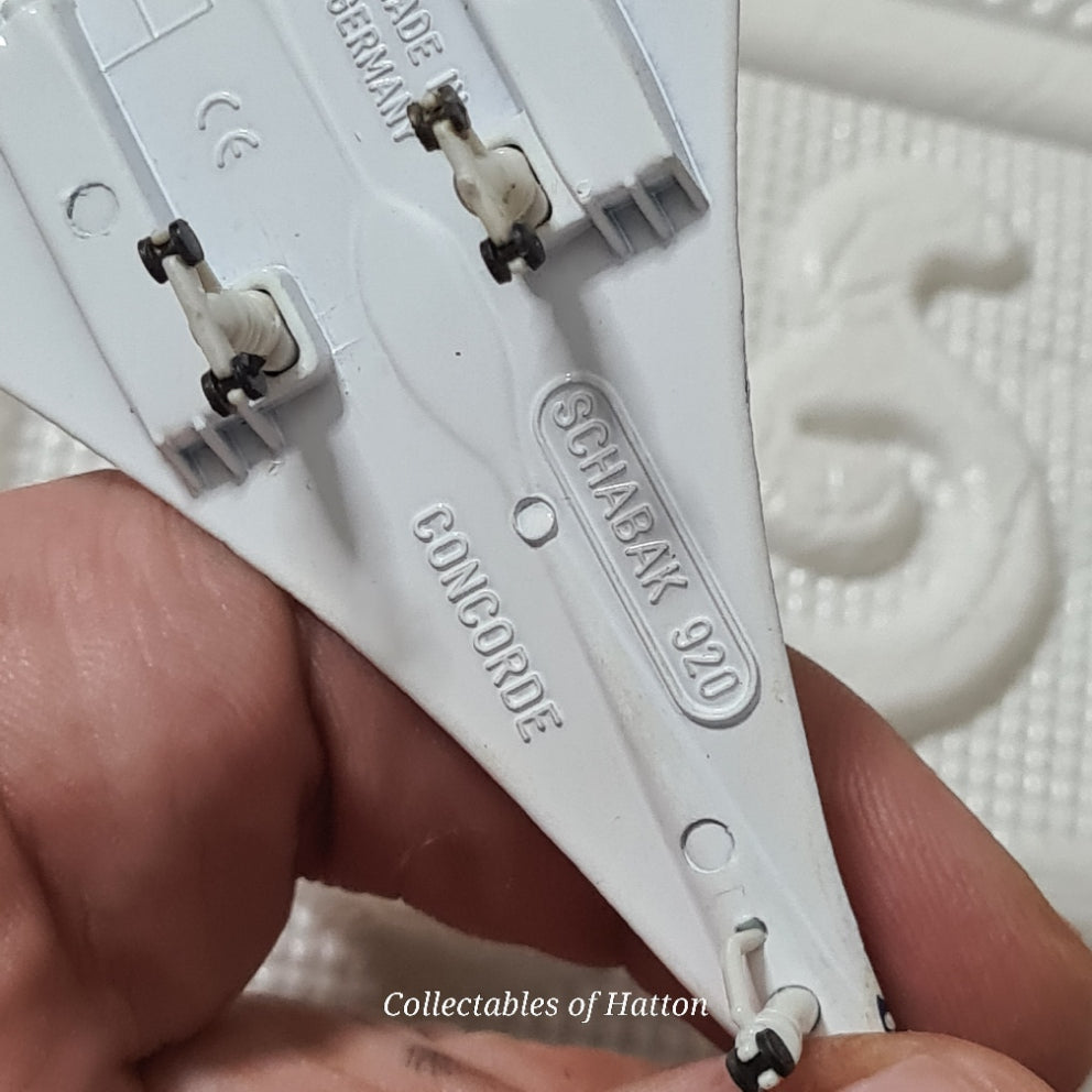 Schabak 1:600 Concorde British airways Singapore airlines rare diecast plane boxed 920/51