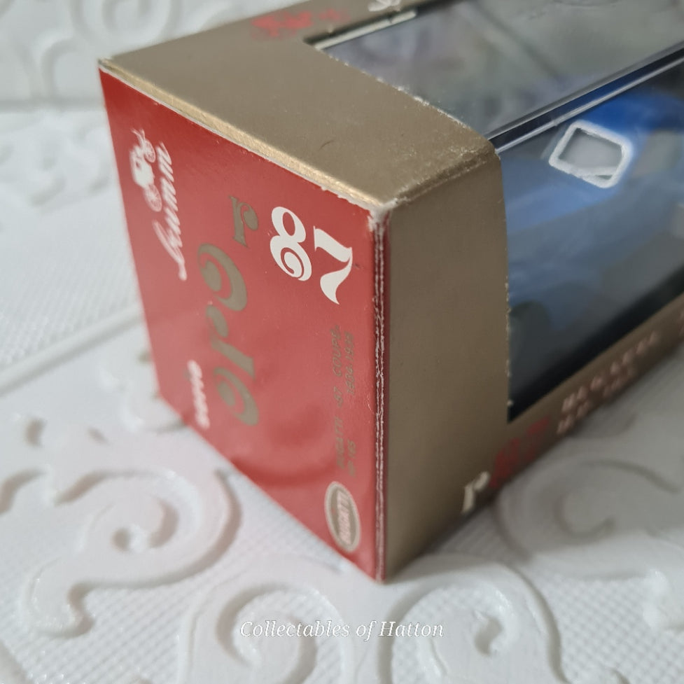 R87 Brumm 1:43 Bugatti 57 S Coupe 1934-36 blue diecast perfect boxed