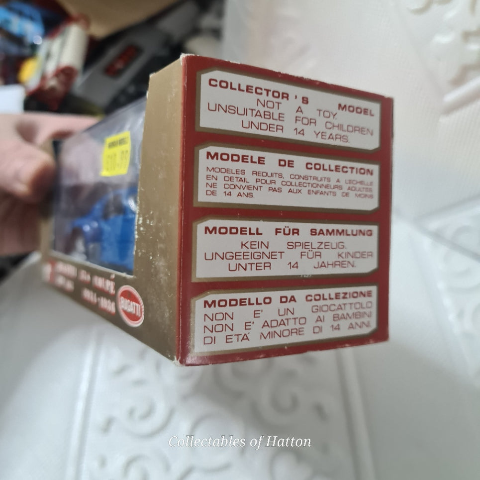 Brumm R87 Bugatti 57s Coupe blue diecast model 1934-36 perfect in old box