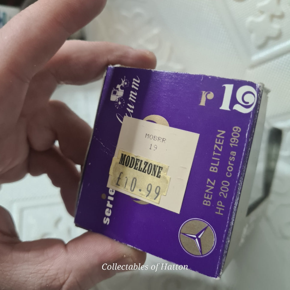 Brumm R19 1:43 Mercedes-Benz 1909 Blitzen corsa #15 mint model box some wear