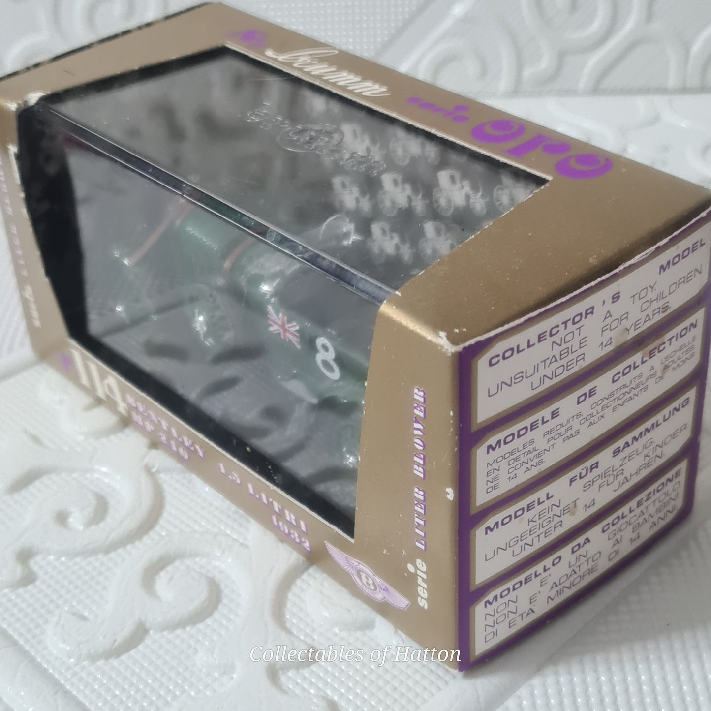 Brumm R114 1:43 Bentley Blower 4.5 litre 1932 #8 racing car diecast model perfect boxed