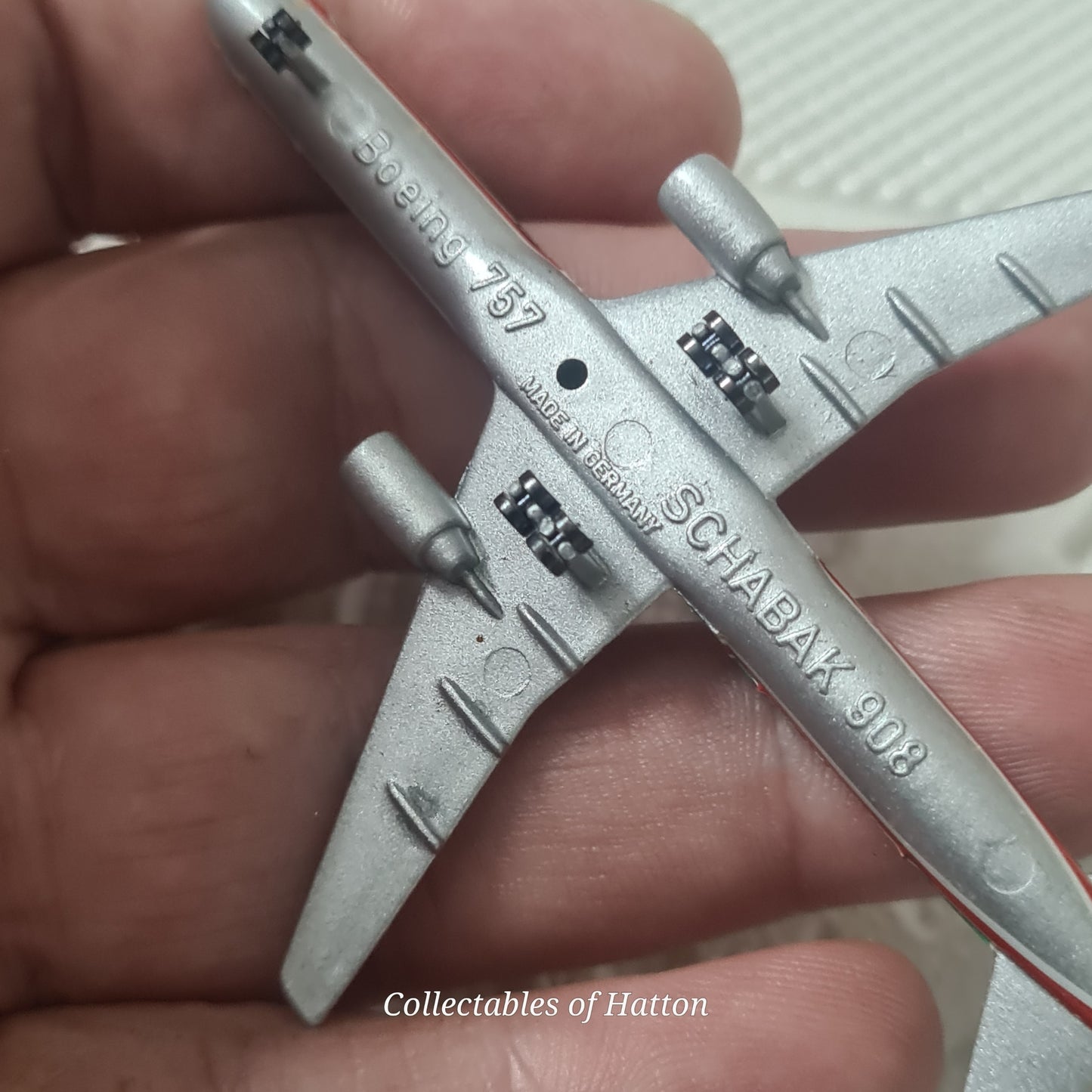 Schabak 1:600 Boeing 757 Royal Air Maroc RAM Germany diecast plane boxed 908/118