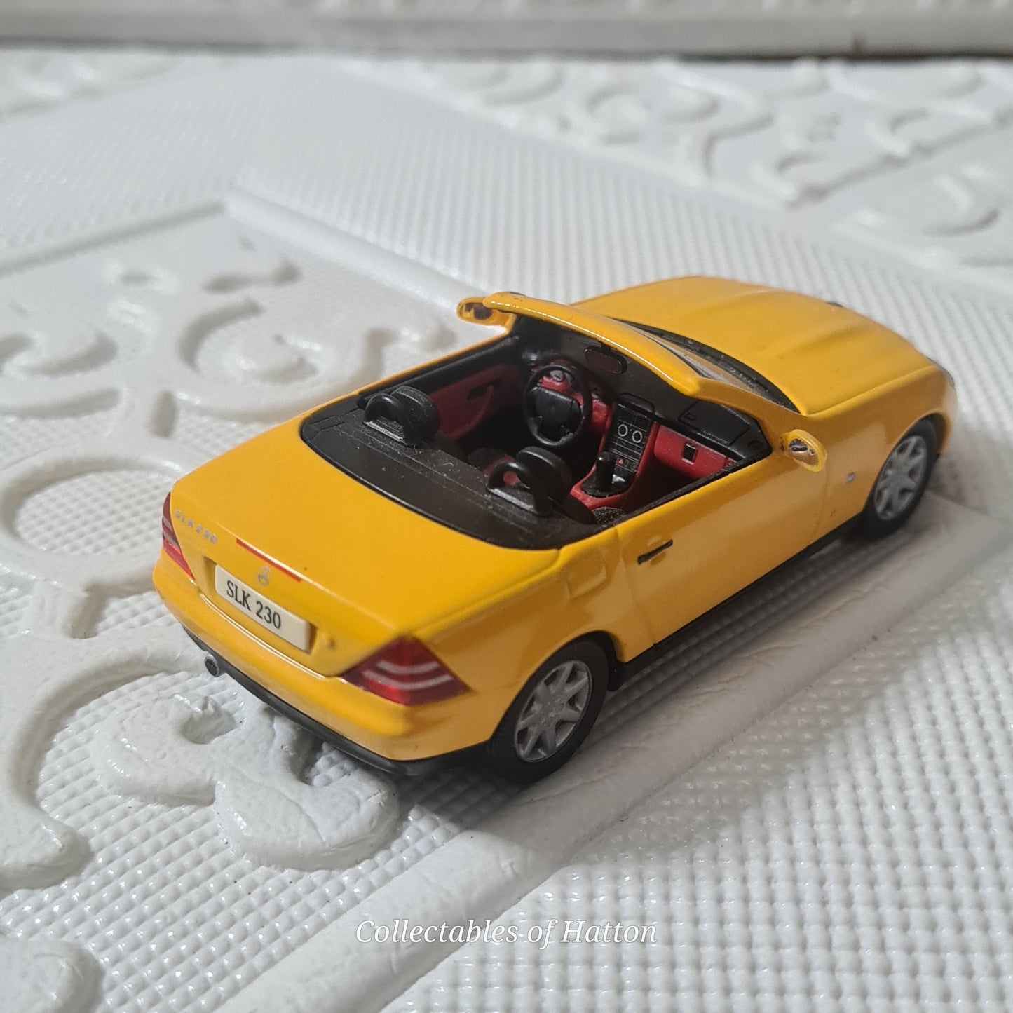 Herpa 1:43 Mercedes-Benz SLK Yellow Cabriolet loose diecast model excellent
