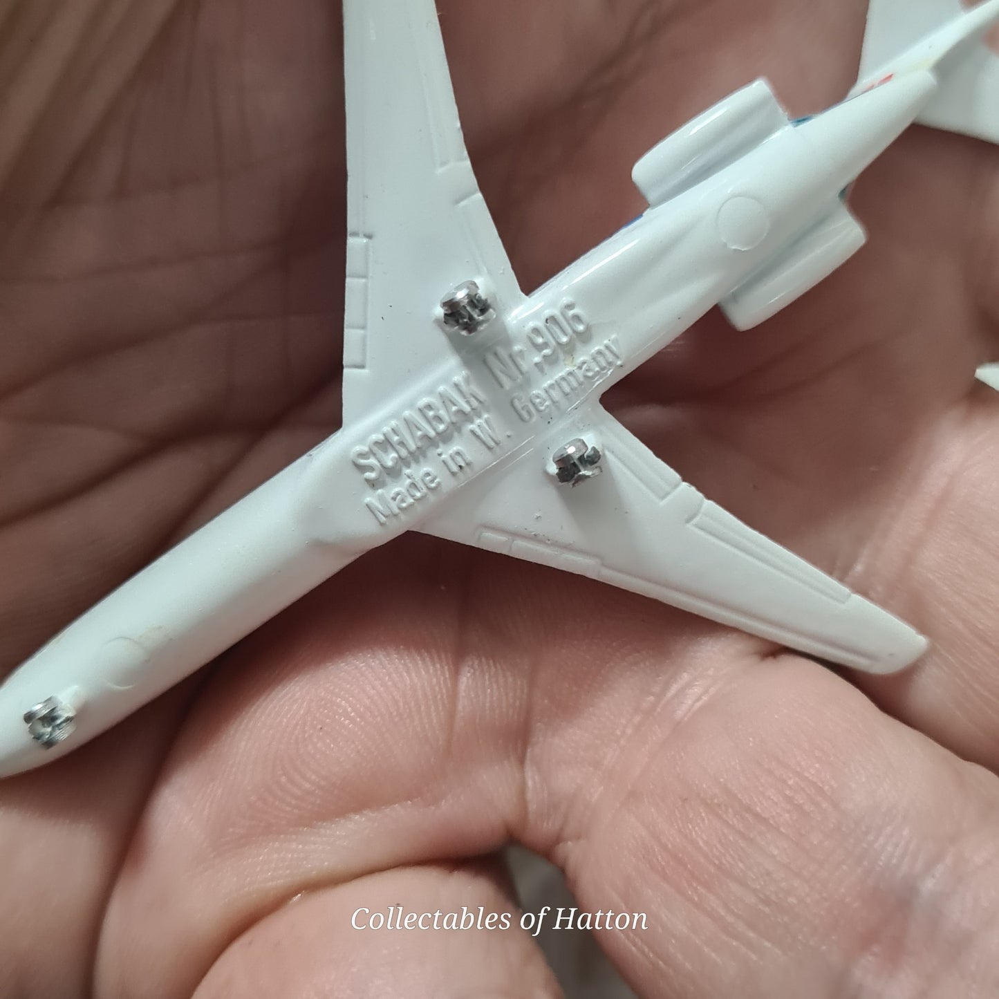 Schabak 1:600 Boeing 727 United Airlines made Germany diecast plane 906/23