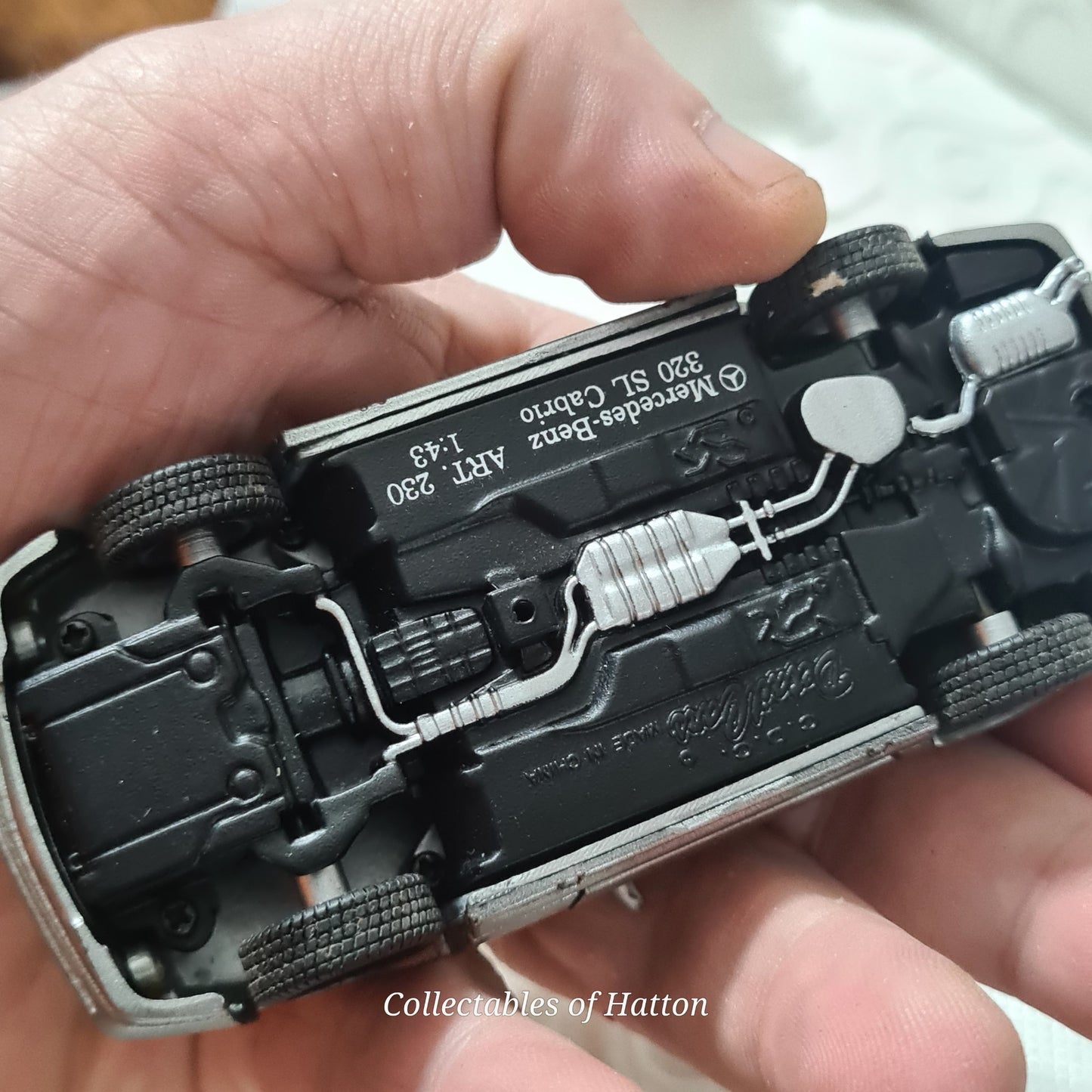 Detail Cars CDC Art 230 1:43 Mercedes-Benz 320sl cabrio silver diecast loose excellent