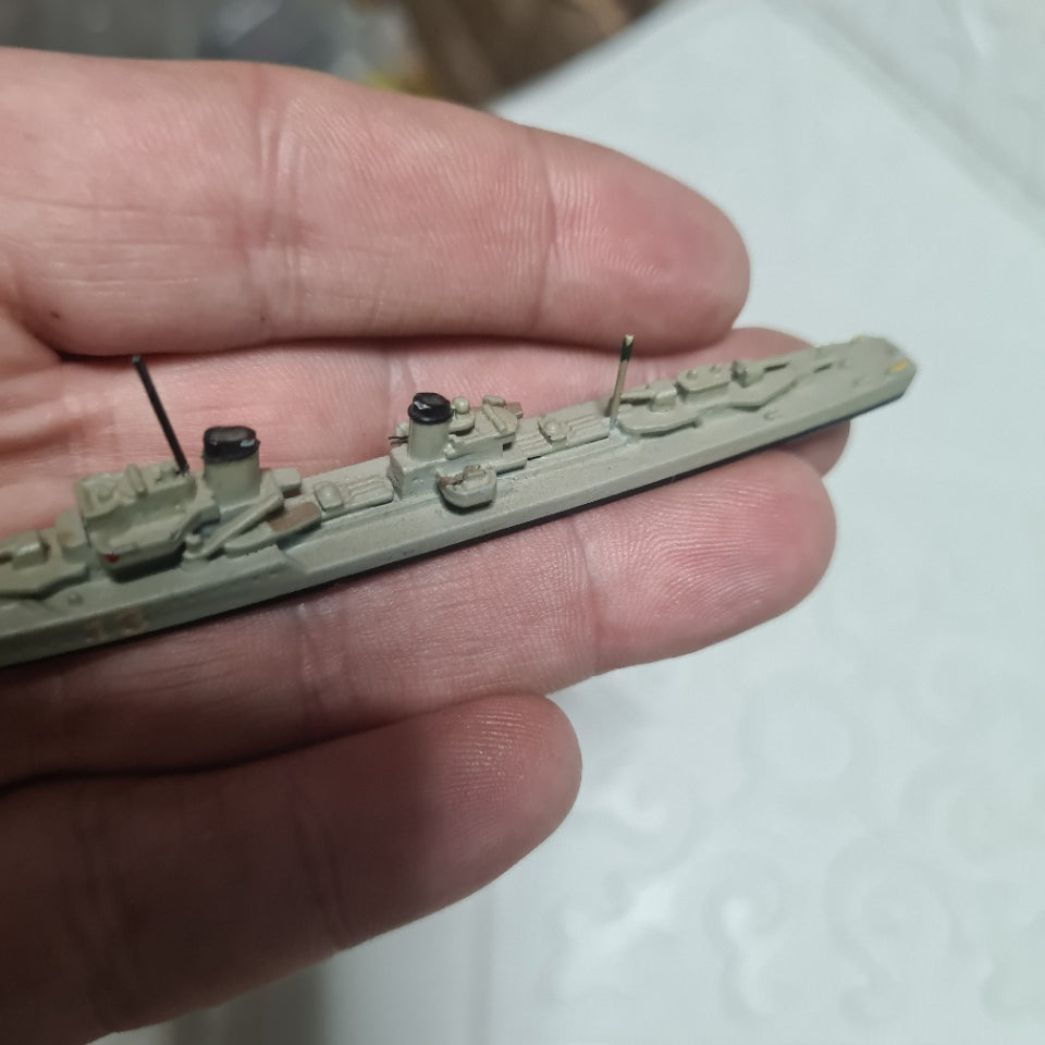 Hansa 1:1250 S181 unknown battleship waterline metal model good example