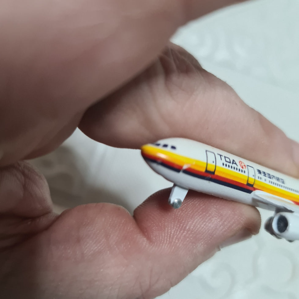 Schabak 1:600 Airbus A-300 TDA made Germany diecast plane 903/74