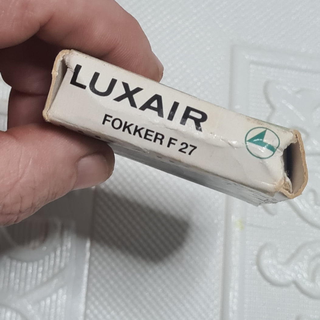 Schabak 1:600 Fokker F-27 Luxair made Germany diecast plane 930/17