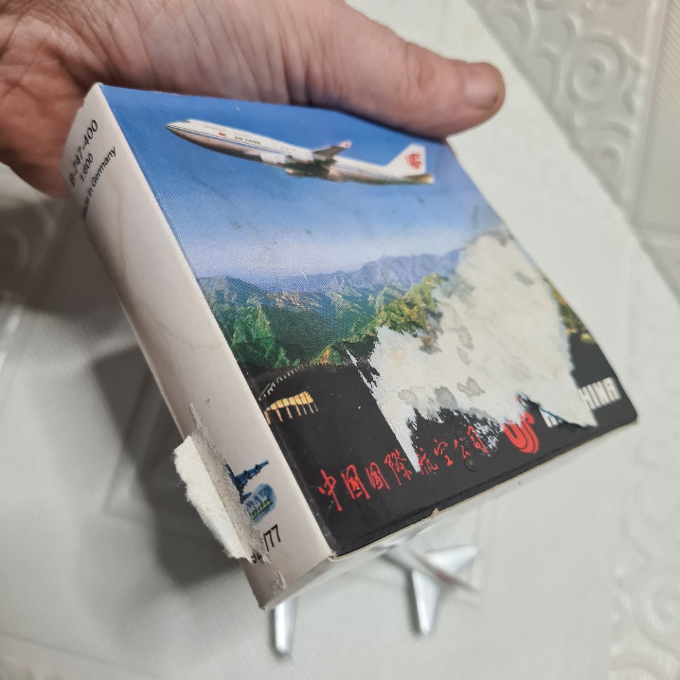 Schabak 1:600 Boeing 747-400 Air China Germany diecast plane /77