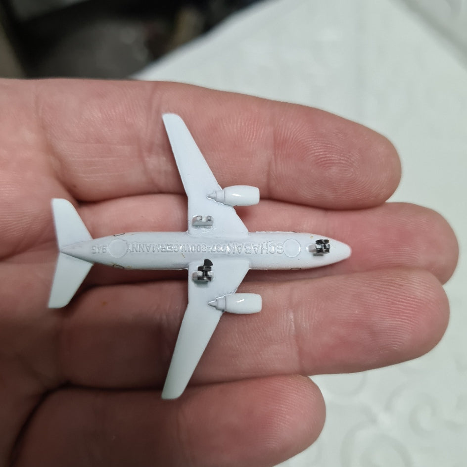 Schabak 1:600 Boeing 737-500 LINJEFLYG Germany diecast plane 945/70