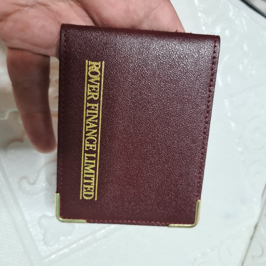 Retro Rover Finance unused Leather Wallet motor car related made in England