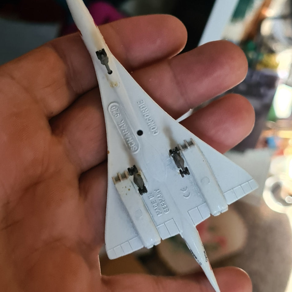 Schabak 1:600 Concorde British Airways diecast model 920/14 vgc
