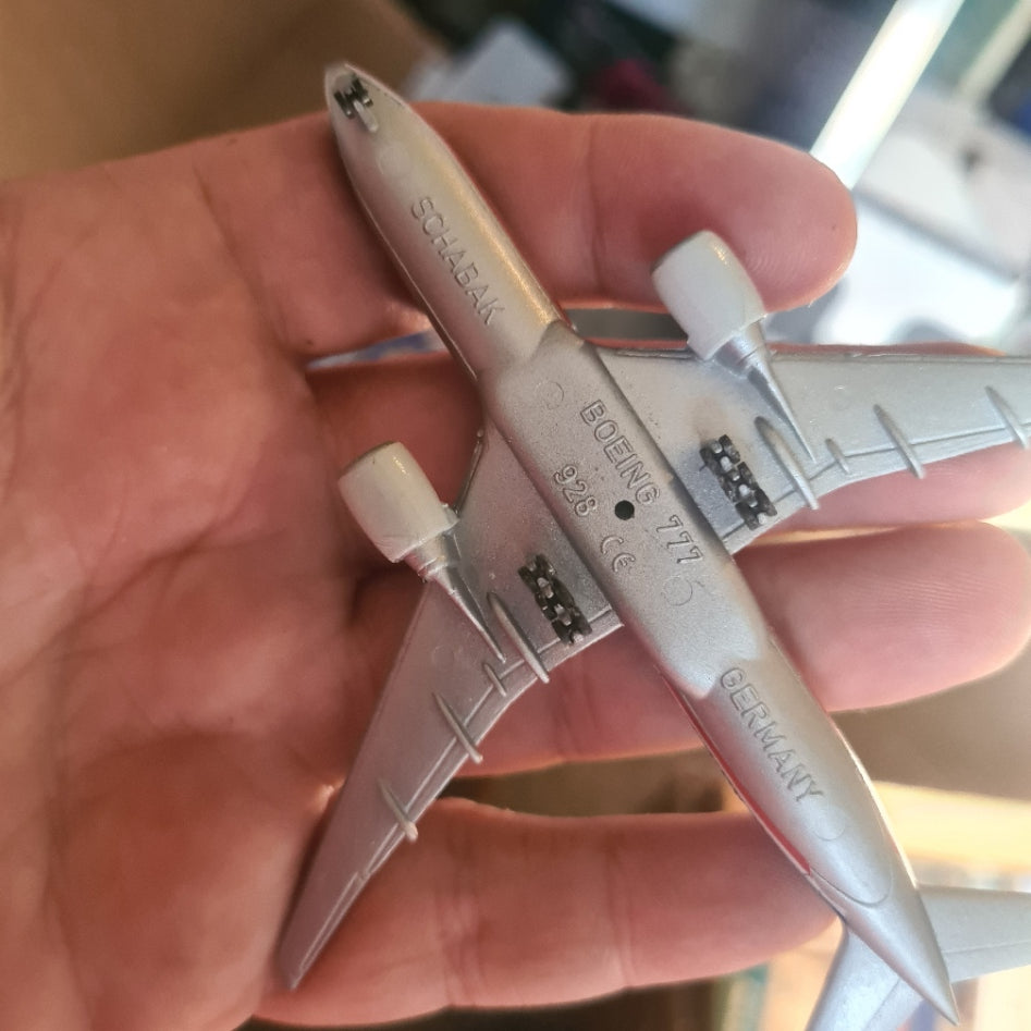 Schabak 1:600 Boeing 777 American Airlines diecast plane 928/29 very good boxed