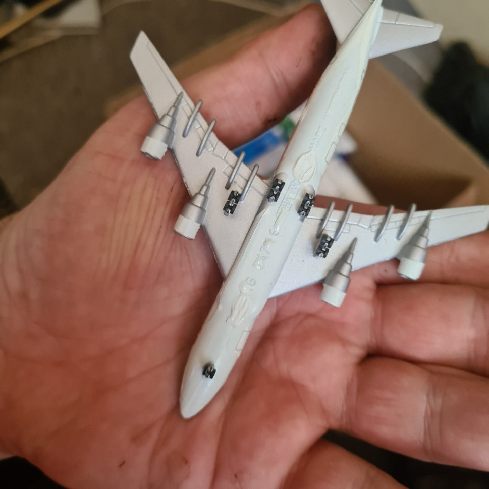 Schabak 1:600 Boeing 747 Federal Express diecast plane 901/66 fair boxed