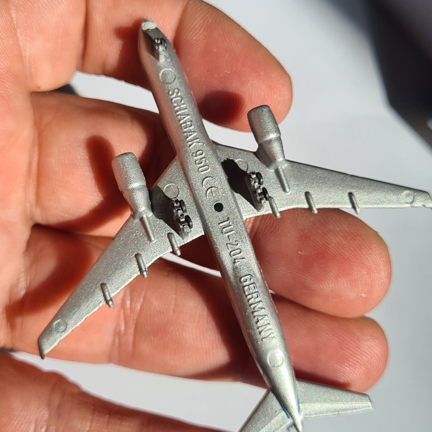 Schabak 1:600 Tupolev TU-204 Soviet Airlines diecast plane 950/139 Fair boxed