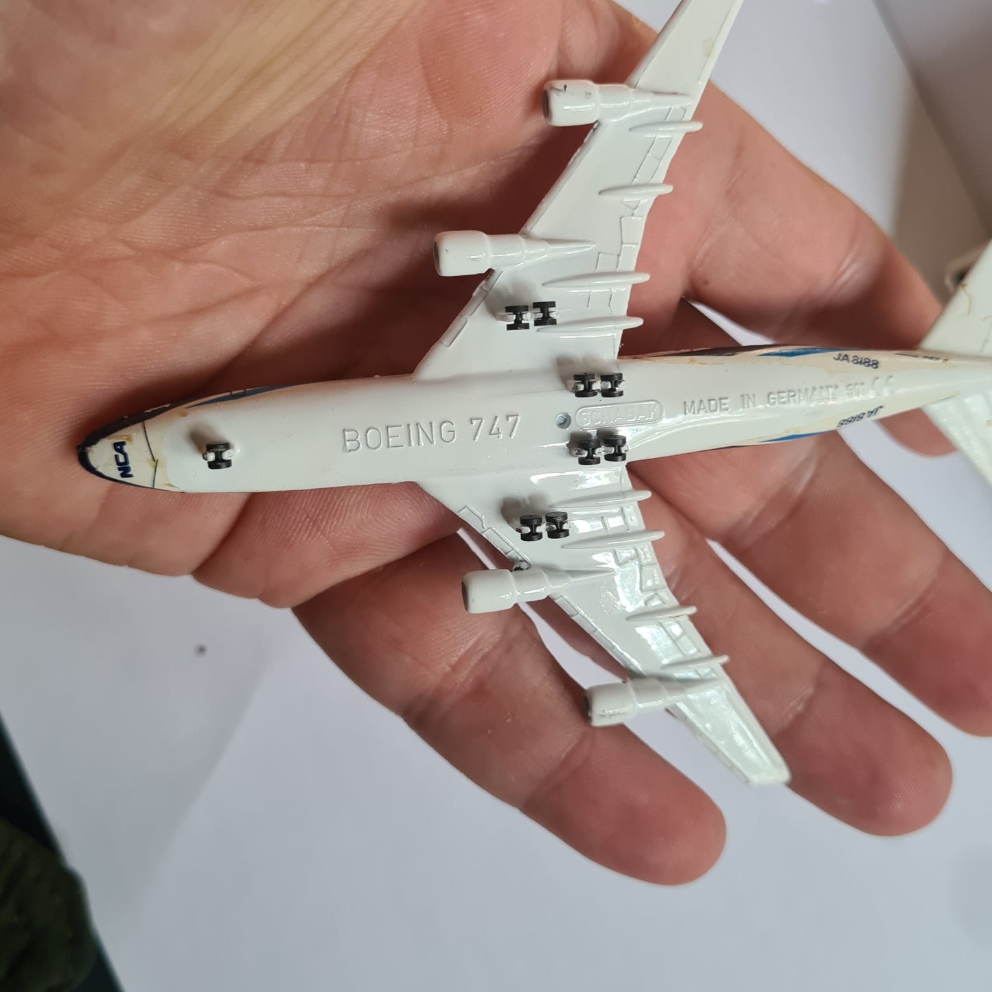 Schabak 1:600 Boeing 747-F NCA Nippon Cargo Airlines diecast plane 901/101 VGC boxed