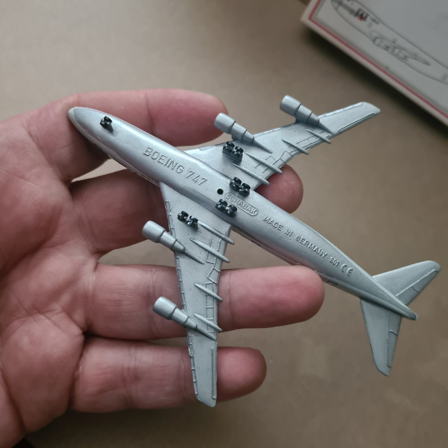 Schabak 1:600 Boeing 747-F Jal Cargo diecast plane 901/11c VGC boxed
