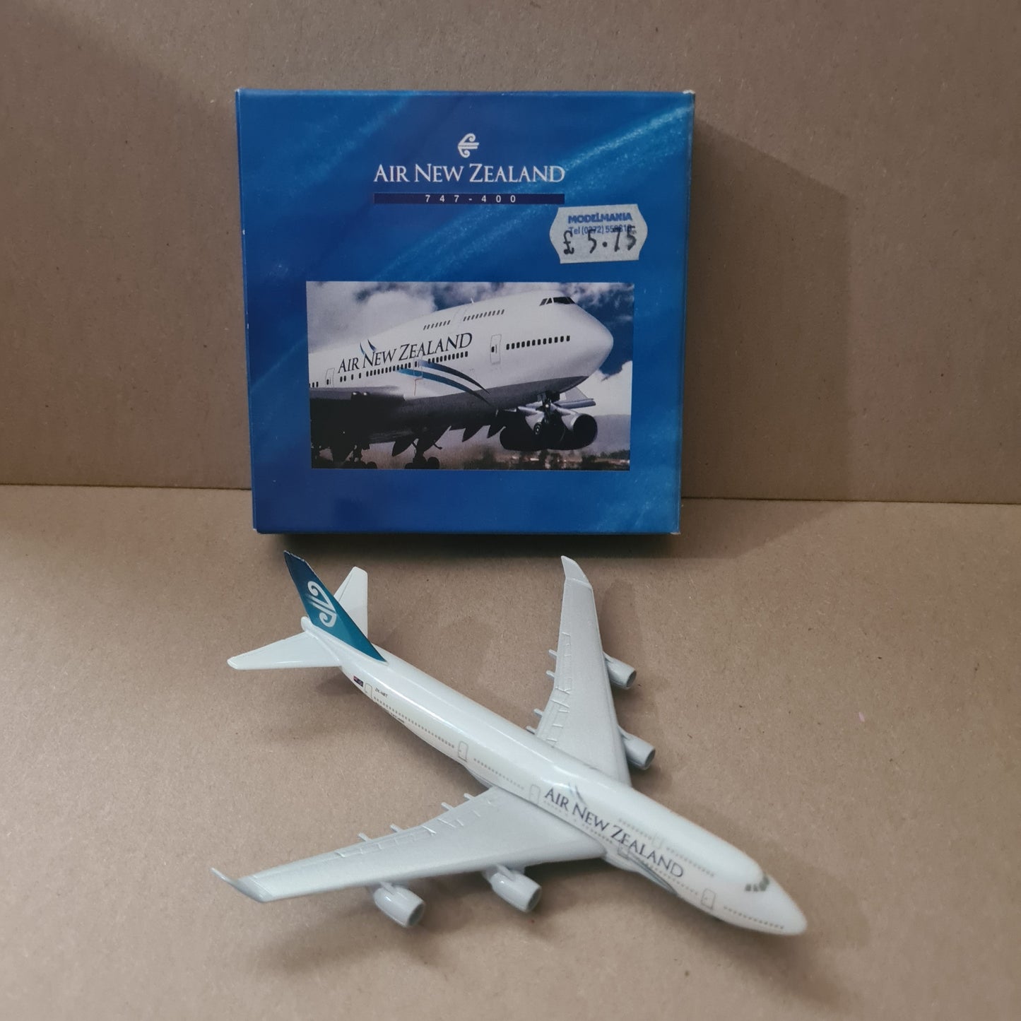 Schabak 1:600 Boeing 747-400 Air New Zealand diecast plane 921/79 VGC boxed